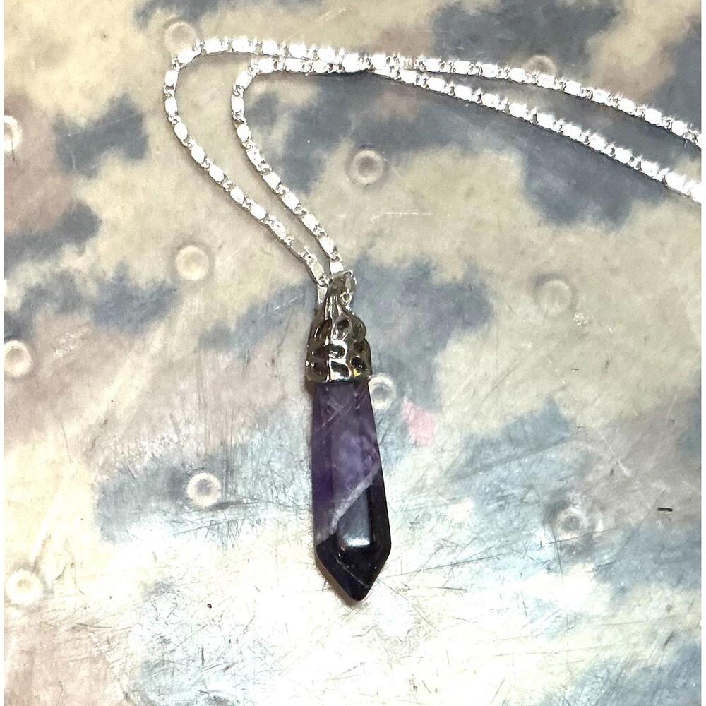 A List Amethyst Necklace sterling